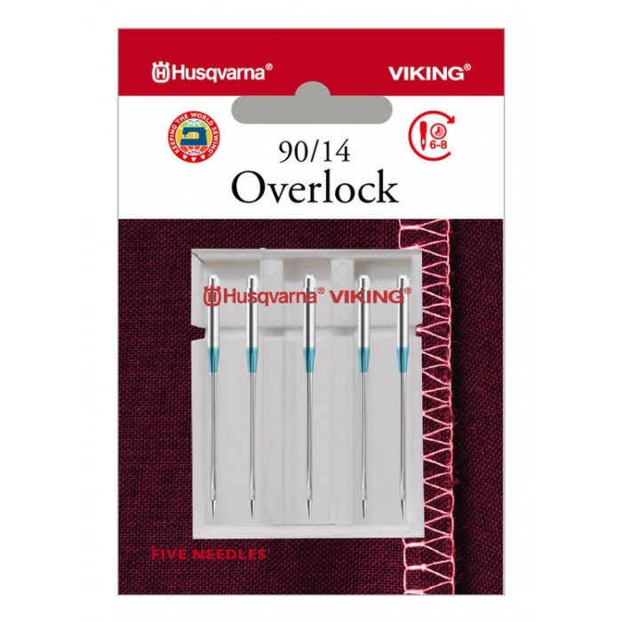 Husqvarna Viking 920542096 Overlock Needles Blister 5 pcs 90/14 -