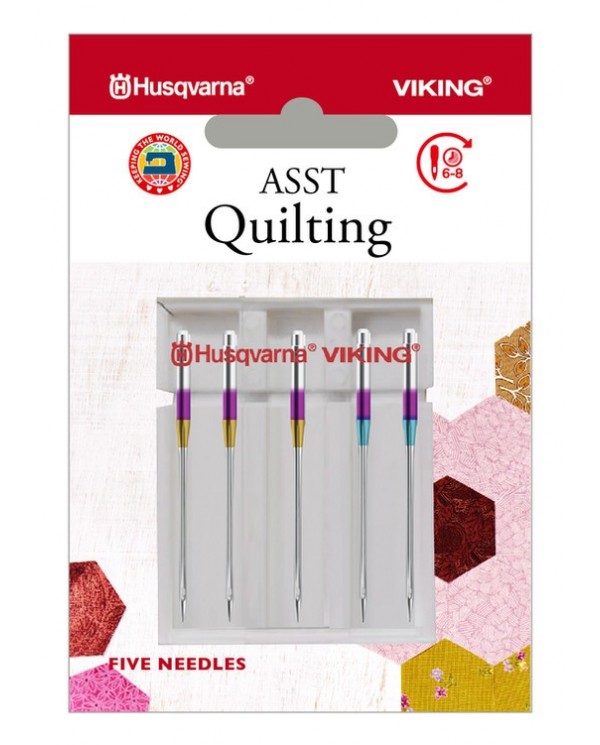 Husqvarna Viking 920544096 Aiguilles à Courtepointe Blister de 5 pcs mixte
