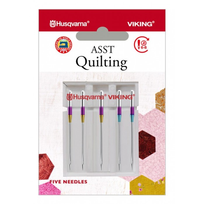 Husqvarna Viking 920544096 Aiguilles à Courtepointe Blister de 5 pcs mixte