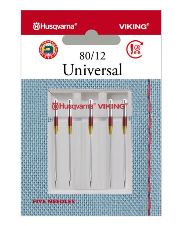 Husqvarna Viking 920537096 Needles Universali Blister of 5 pcs 80/12