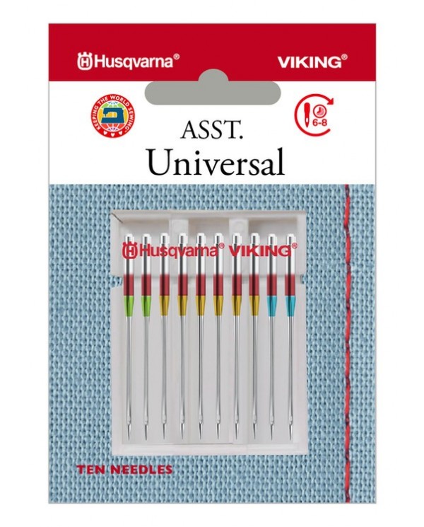 Husqvarna Viking 920538096 Aiguilles Universali Blister de 10 pcs mélangé