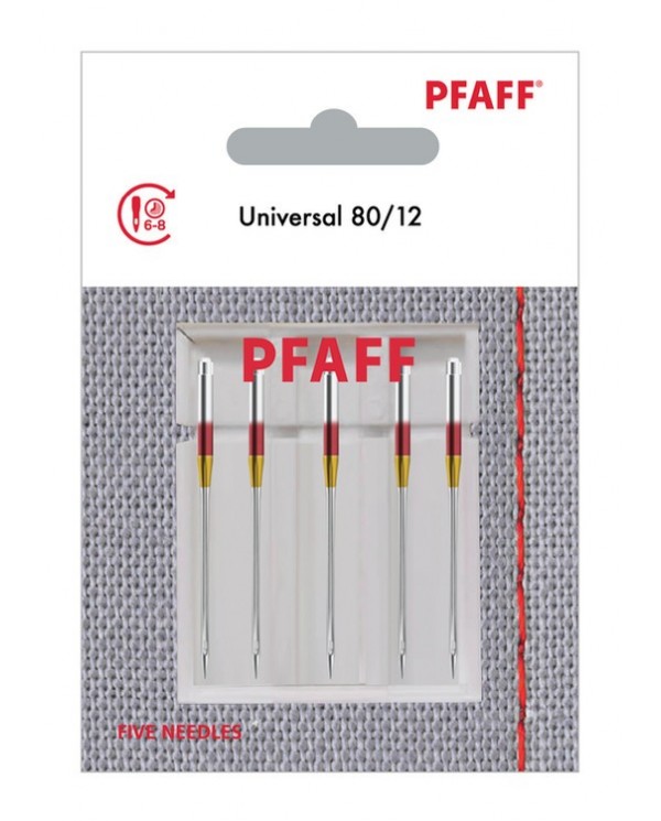 Pfaff 821194096 Universali Aiguilles - Blister de 5 pièces 80/12