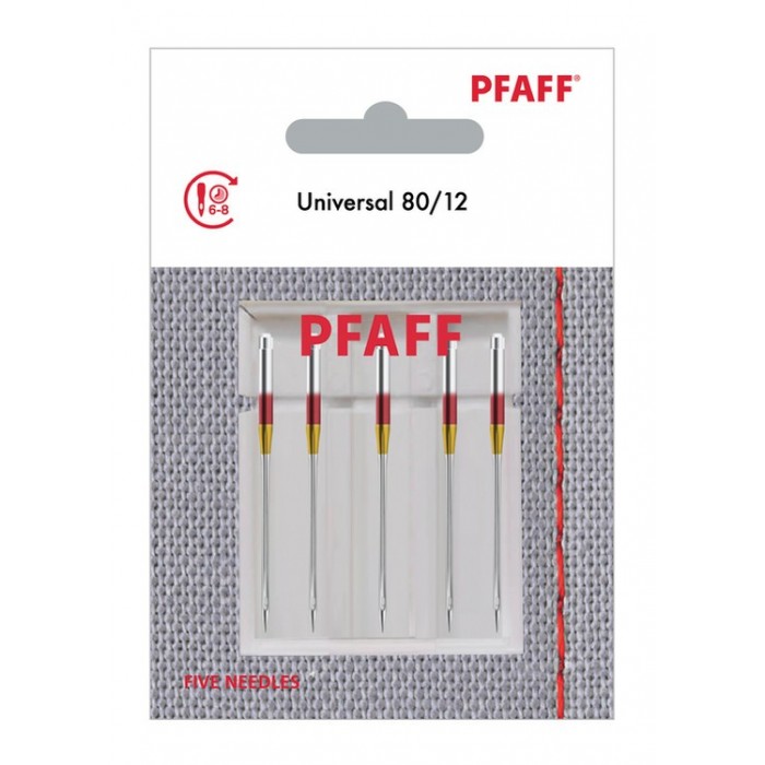 Pfaff 821194096 Universali Aiguilles - Blister de 5 pièces 80/12