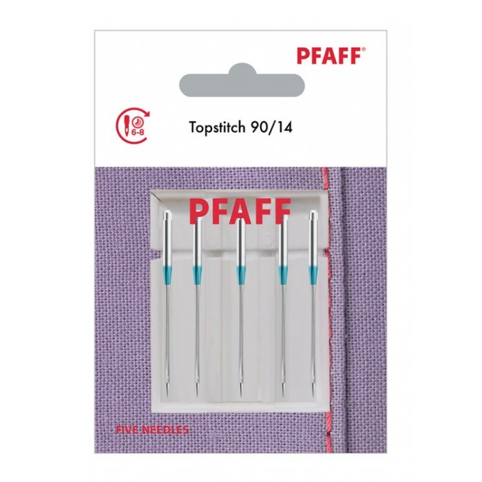 Aghi Topstitch per cuciture decorative e impunture - Blister da 5 pz 90/14 - 821196096