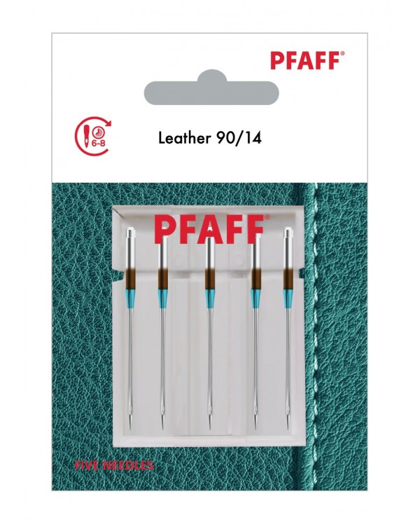 Leather needles Pfaff - Blister pack of 5 pcs 90/14 - 821200096