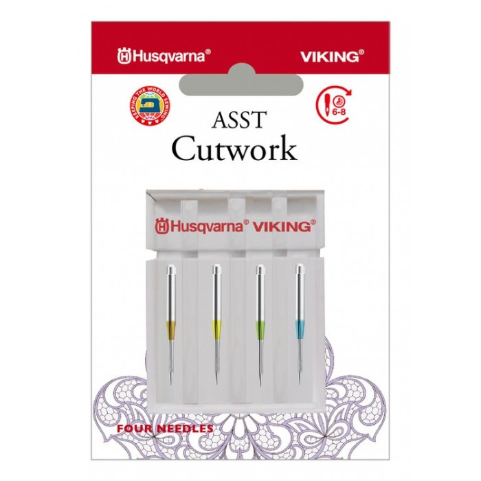 Cutwork Automatic Carving Needles Husqvarna Viking - Blister of 4 Needles - 920549096