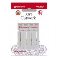 Cutwork Automatic Carving Needles Husqvarna Viking - Blister of 4 Needles - 920549096