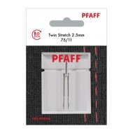 Pfaff 821204096 Twin Needle for Stretch Fabrics Blister 1pc 2.5mm 75/11