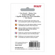 Pfaff 821205096 Ago gemello per tessuti elasticizzati Blister da 1 ...