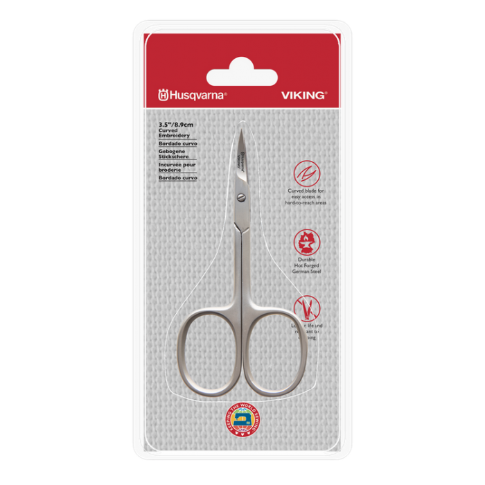 Husqvarna Viking 920665996 Curved Embroidery Scissor 3.5" / 8.9 cm
