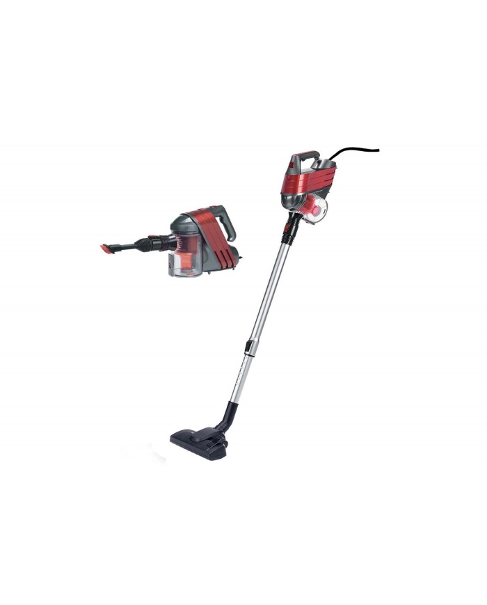 Necchi - NH9204 Scopa elettrica 2in1 con filo senza sacco nero/rosso Necchi - NH9204 Scopa elettrica 2in1 con filo senza sacco nero/rosso