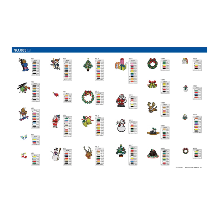 BLECUSB3 Ricami Brother Collection 3 - Winter period and holidays