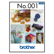 BLECUSB1 Broderie Brother Collection 1 - Broderie avec des motifs 3D