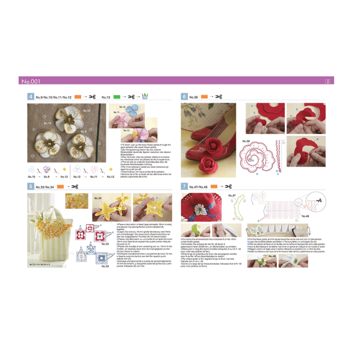 BLECUSB1 Ricami Brother Collection 1 - Broderie avec motifs 3D