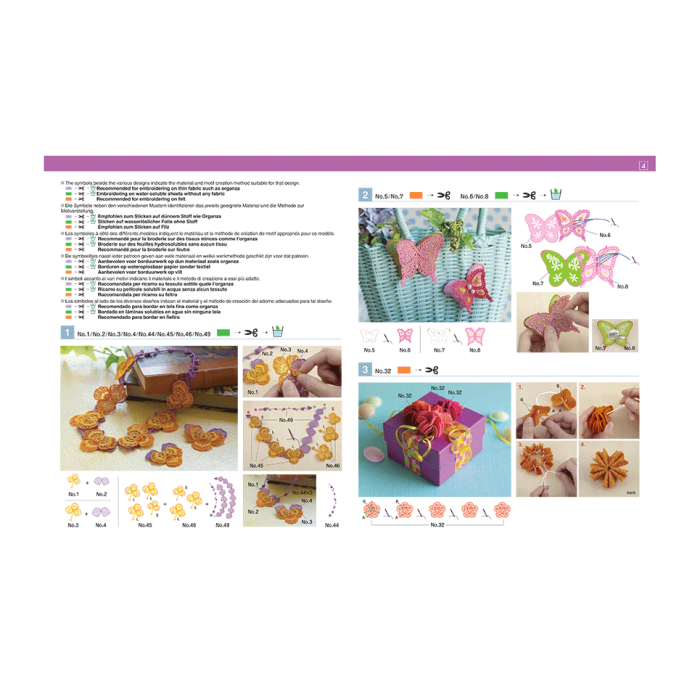 BLECUSB1 Ricami Brother Collection 1 - Embroidery with 3D designs