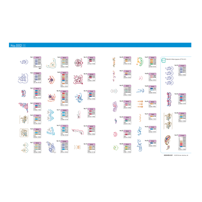 BLECUSB2 Broderie Brother Collection 2 - Inspiration orientale