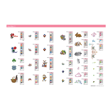 BLECUSB4 Ricami Brother Collection 4 - Spring