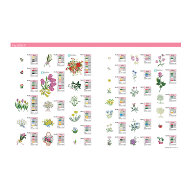 BLECUSB4 Ricami Brother Collection 4 - Printemps