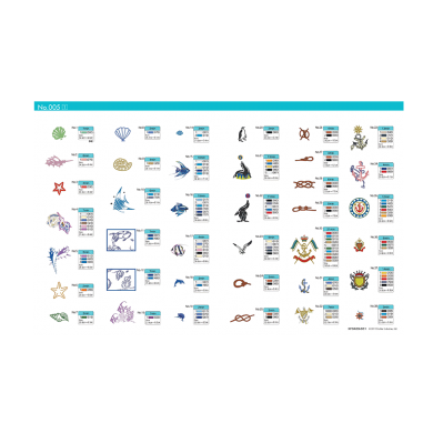 BLECUSB5 Ricami Brother Collezione 5 - Estate Marina