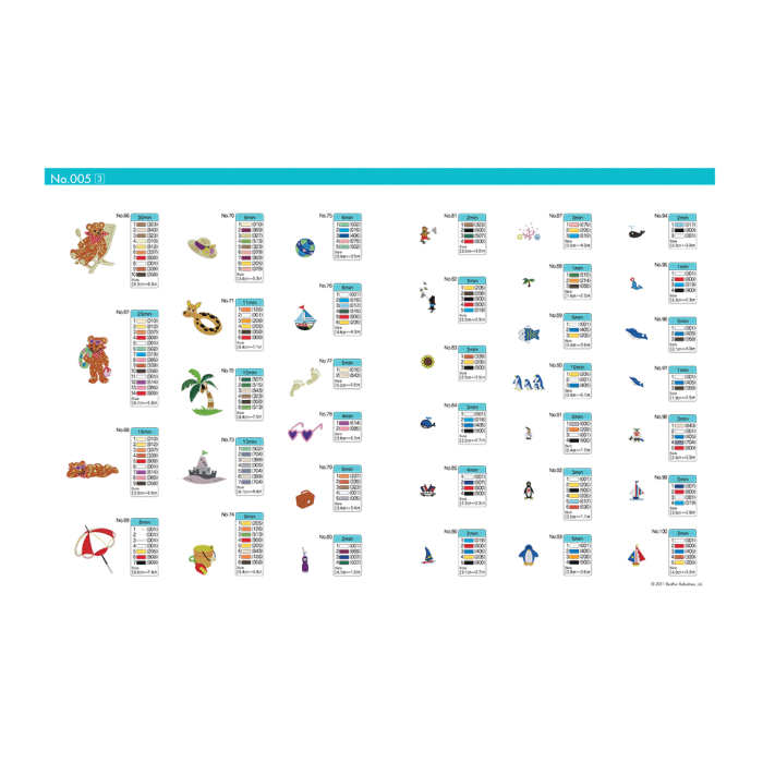 BLECUSB5 Broderie Brother Collection 5 - Estate Marina