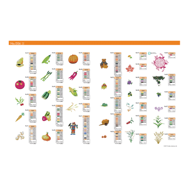 BLECUSB6 Ricami Brother Collezione 6 - Stagione autunnale