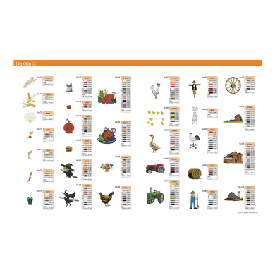 BLECUSB6 Ricami Brother Collection 6 - Saison d’automne