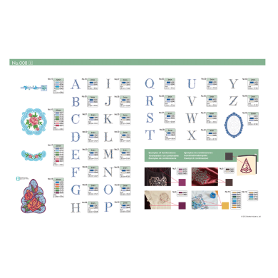 BLECUSB8 Ricami Brother Collection 8 - Cut stitch