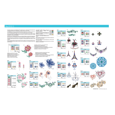 BLECUSB12 Ricami Brother Collezione 12 - Ispirazione Fantasia