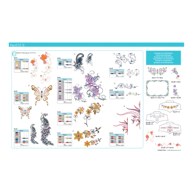 BLECUSB12 Ricami Brother Collezione 12 - Ispirazione Fantasia