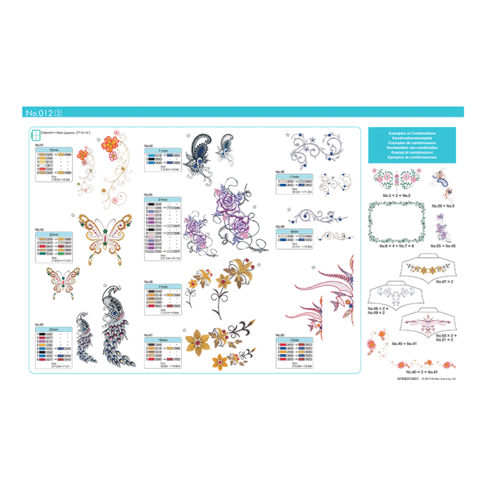 BLECUSB12 Ricami Brother Collezione 12 - Ispirazione Fantasia