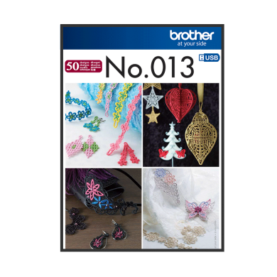 BLECUSB13 Ricami Brother Collezione 13 - Pizzo in 3D