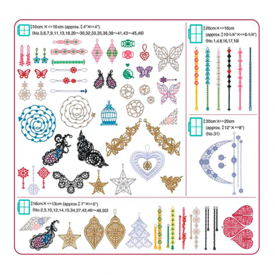 BLECUSB13 Ricami Brother 13 Collection - Lace in 3D