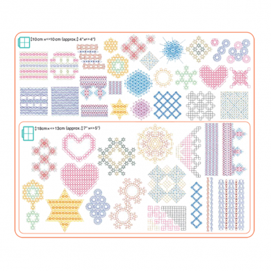 BLECUSB14 Ricami Brother Collezione 14 - Punto Smocking