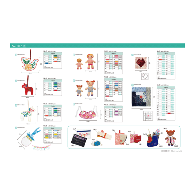 BLECUSB15 Ricami Brother Collection 15 - Projects finished with your...