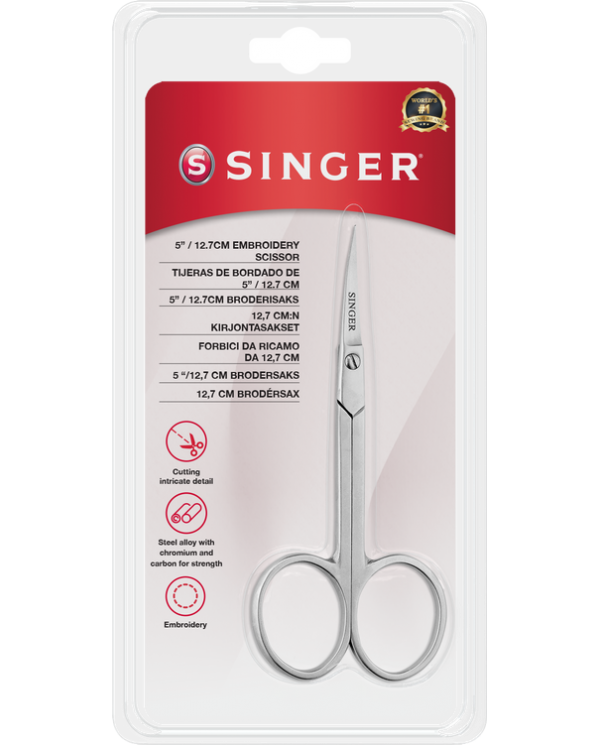 Singer 250015202 5" / 12,7 cm Ciseaux à broder