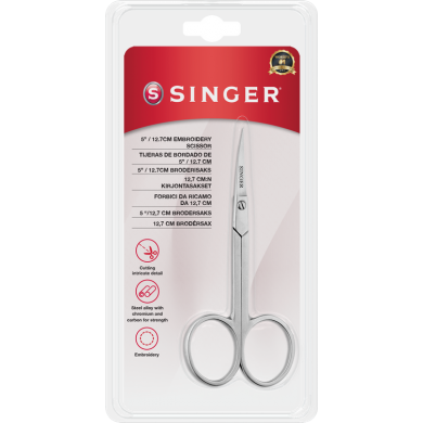 Singer 250015202 Forbici per ricamo da 5” / 12,7 cm