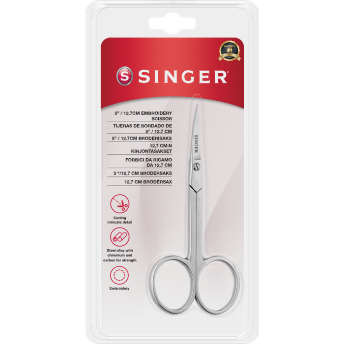 Singer 250015202 5" / 12.7 cm Embroidery Scissors