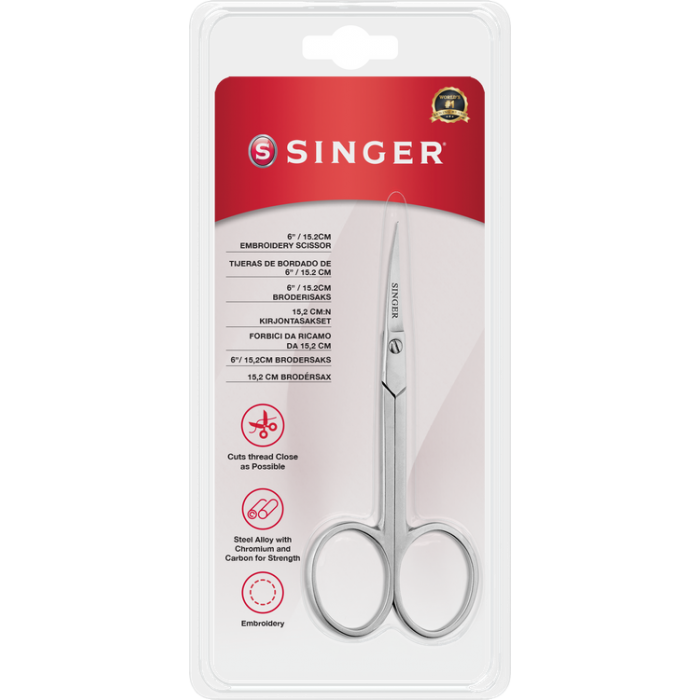 Singer 250015302 6" / 15,2 cm Ciseaux à broder
