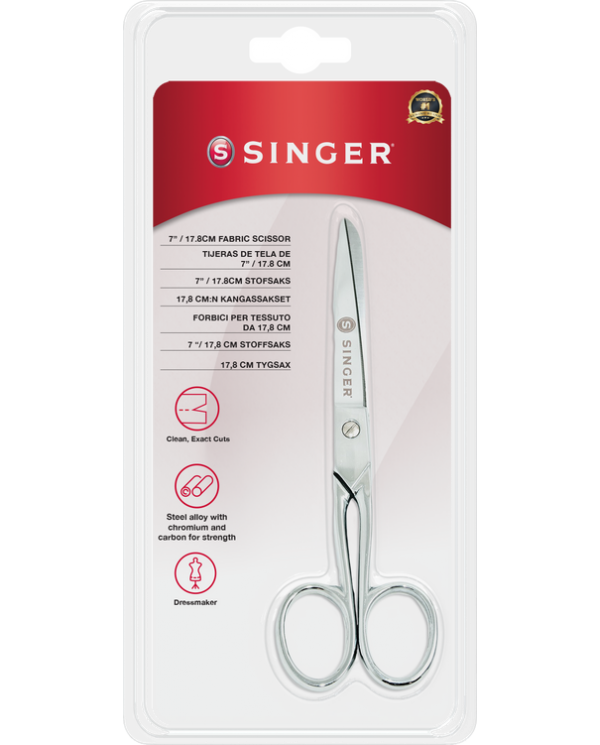 Singer 250015502 Ciseaux à tissu de 7 po / 17,8 cm
