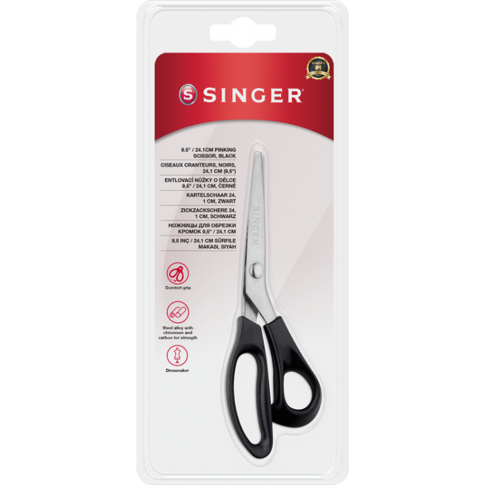 Singer 250016603 Forbice frastagliatrice da 9,5"/24,1 cm. nera