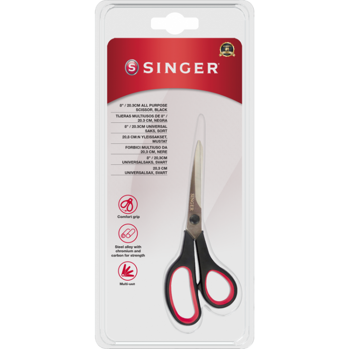 Singer 250020302 Ciseaux tout usage de 8 po / 20,3 cm