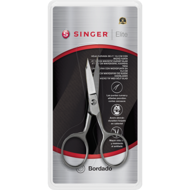 Ciseaux à broder incurvés avec micro-pointe de 4"/10,2 cm - 250048202