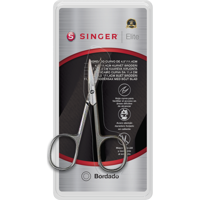 Singer 250048402 Forbice ricamo curva da 3.5"/8.9 cm