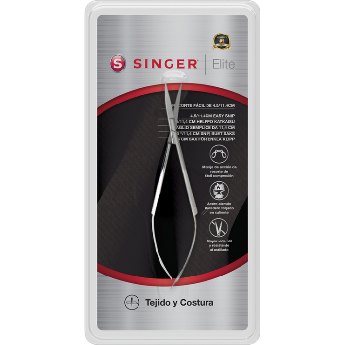 Singer 250048502 ciseaux de coupe facile de 11,4 cm (4,5 po)