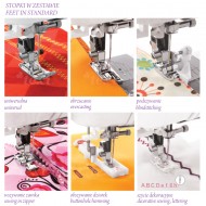 Texi Ballerina Electronic Sewing Machine with Base Extension