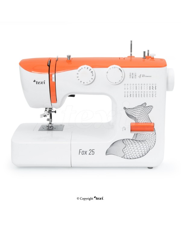Texi Fox 25 Mechanical Sewing Machine with Base Extension