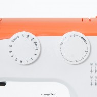 TEXI machine à coudre mécanique FOX 25 avec extension de base et pied de surjet