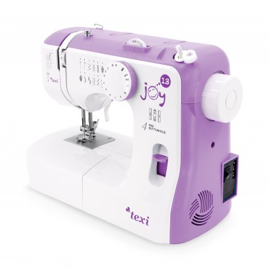 Texi Joy 13 Macchina per cucire meccanica con allungabase - Purple