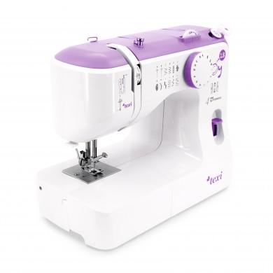 Texi Joy 13 Mechanical Sewing Machine with Base Extension - Purple