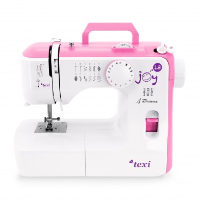 Macchina per cucire meccanica Texi Joy 13 con allungabase - Pink